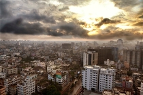View over Dhaka Bangladesh 