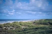 View over the northeastern coast near Ribe Ribe Denmark 