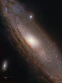 Viewing Andromeda from outside our galaxy