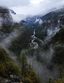 Views above Yosemite Valley CA oc  jakob_lr