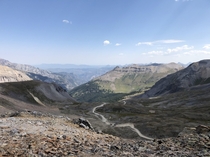 Views from summit of Imogene Pass CO 