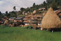 Village of Khare Kaski District Nepal 