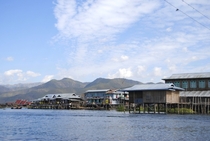 Village on Inle Lake Myanmar 