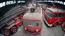 Vintage fire trucks 