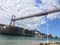 Vizcaya Bridge near Bilbao Spain an impressive icon of the Industrial Revolution 