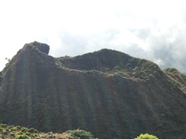 Volcanic vent on the side of Mount Pico 