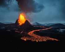 Volcaninc Eruption in Geldingadalir Iceland  IG hemmi
