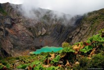 Volcano Irazu Crater Lake Costa Rica 