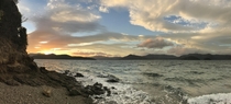 Waikawa NZ - Caught a real humdinger of a sunset  OC