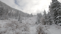 Walking in a winter wonderland Gobblers Knob Utah    