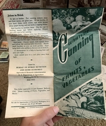 Wartime Canning pamphlet printed in  