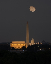 Washington DC Moonrise