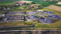 Waste water treatment facility North of France