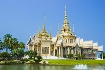 Wat Lan Boon Mahawihan Somdet Phra Buddhacharn in Mittraphap Thailand
