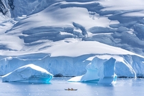 Water-sledding through an Antarctic winter wonderland 