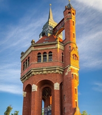 Water tower Wroclaw Poland by Karl Klimm