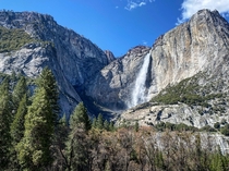Waterfall action at Yosemite NP  OC