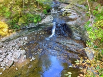 Waterfall at McCormicks Creek State Park Indiana 