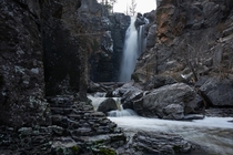 Waterfall Hidden in Coconino National Forest Arizona 