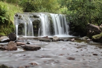 Waterfall in Brecon Beacons National Park Wales 