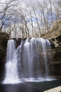 Waterfall in Columbus OH suburb 