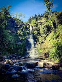 Waterfall in the Brecon Beacons Wales 