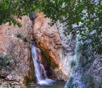 Waterfall in Transilvania Romania  OC