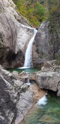 Waterfall seoraksan South Korea 