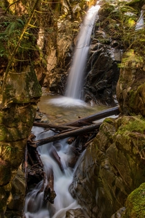 Waterfalls in Cypress Creek Canyon BC 