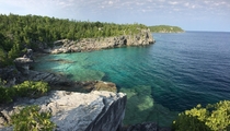 Waters in Bruce Peninsula National Park Ontario 