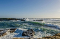 Waves Crashing On the Northern California Coastline x