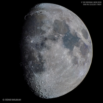 Waxing Gibbous Mineral Moon