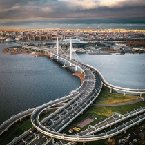 Western High-Speed Diameter is an intracity toll highway in St Petersburg Russia