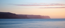 Westfjords in Iceland with midnight sun  - IG miroberg