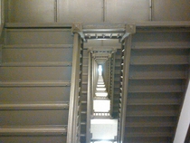 What  stories of stairs looks like in the historic Flatiron building in NYC 