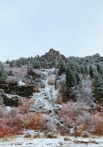 When Fall and Winter collide  Ogden Canyon UT 