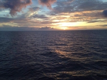 When I was in the Navy I used to love tskng pictures of the sunrises and sunsets Atlantic ocean sunrise 