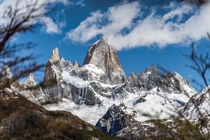 When you realize the hike is only beginning Fitz Roy ArgentinaChile 