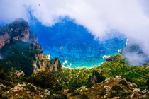 Where the sky touches the sea Capri Italy 