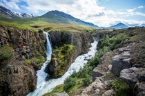 Where two rivers meet Eyjafjrur Iceland x-post from rpics 