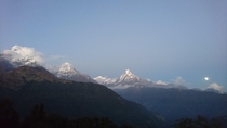 While Trekking in Annapurna Region - Tadapani - Nepal 