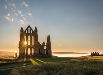 Whitby Abbey North Yorkshire England Abandoned in - after the Dissolution of the Monasteries