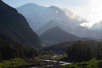 White River Mount Rainier National Forest Washington 