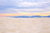 White Sands National Monument New Mexico USA 