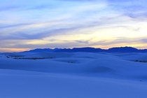 White Sands National Park Sunset 