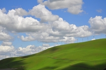 Wind powered generators in North California  
