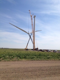 Wind Turbine Rotor Installation in Limon CO 