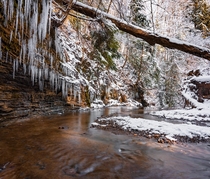 Winter at Cuyahoga Valley National Park Ohio 