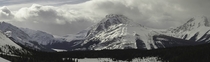Winter has returned to Alberta Commonwealth Peak from Chester Lake 