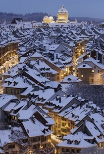 Winter in Bern Switzerland 